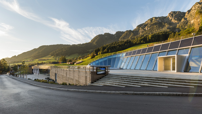 Aussenansicht_NorbertFreudenthaler, Congress Centrum Alpbach, Tirol, Österreich